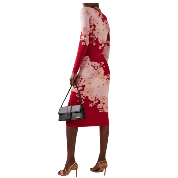 CARA CARA Taylor Jacquard-Knit Midi Dress Large - Picture 3 of 7